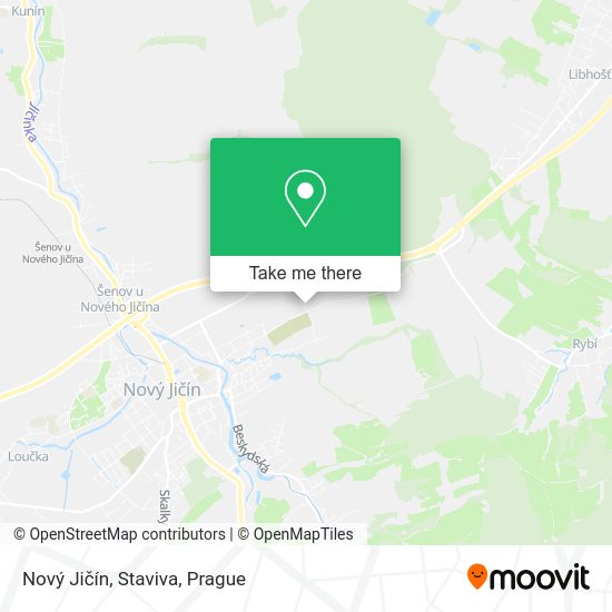 Nový Jičín, Staviva map