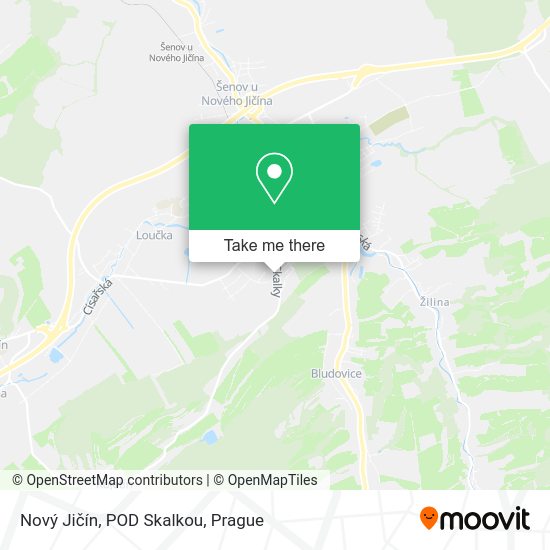 Nový Jičín, POD Skalkou map