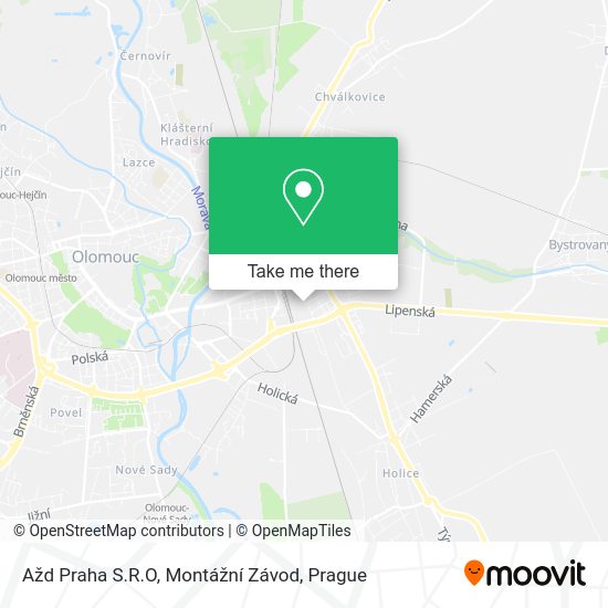 Ažd Praha S.R.O, Montážní Závod map