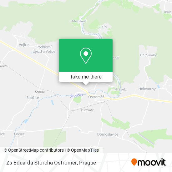Zš Eduarda Štorcha Ostroměř map