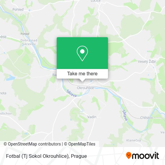 Fotbal (Tj Sokol Okrouhlice) map