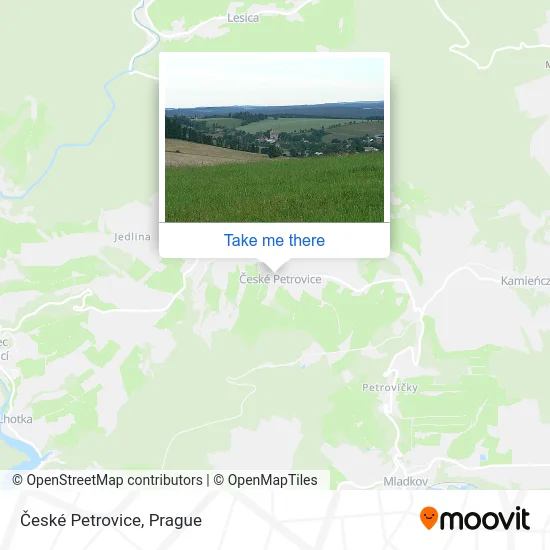 Карта České Petrovice