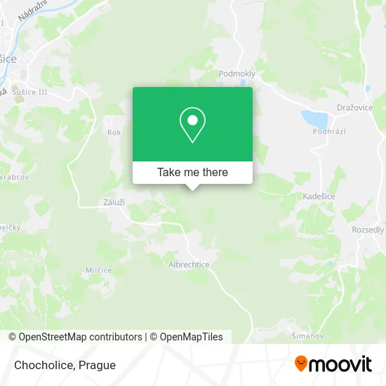 Карта Chocholice