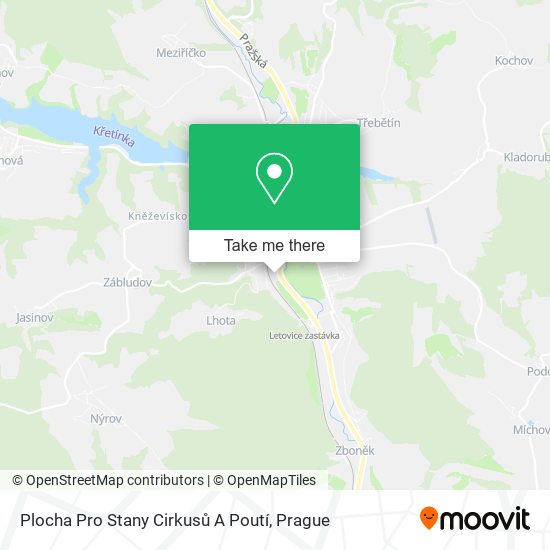 Plocha Pro Stany Cirkusů A Poutí map