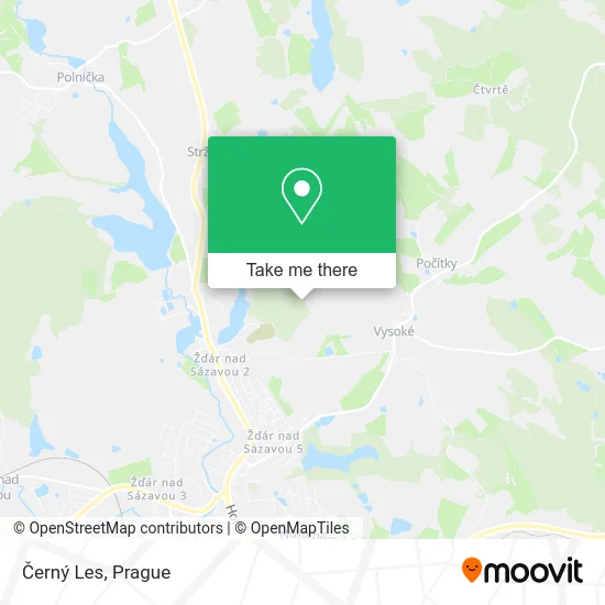 Карта Černý Les