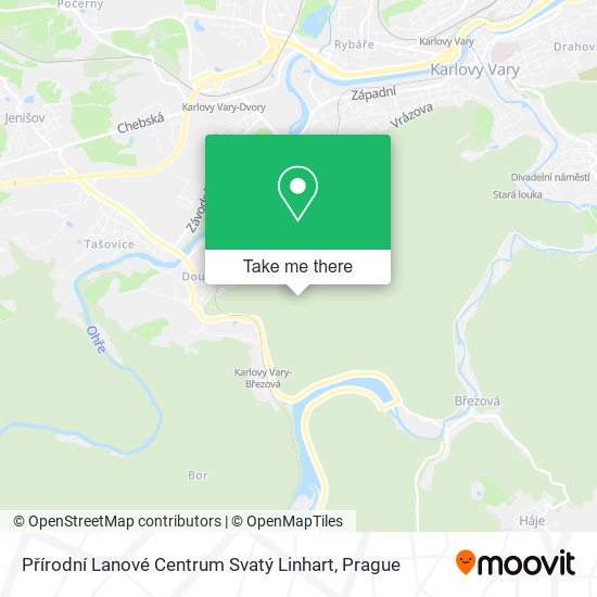 Přírodní Lanové Centrum Svatý Linhart map