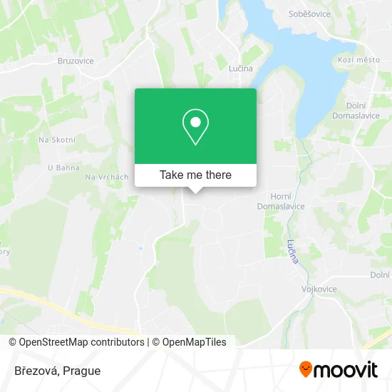 Карта Březová