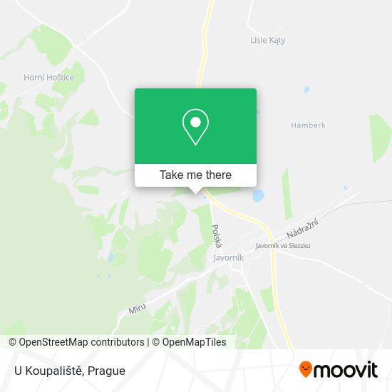 U Koupaliště map