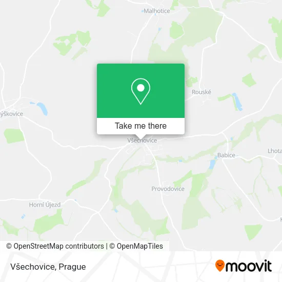 Карта Všechovice