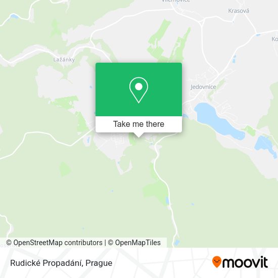 Rudické Propadání map