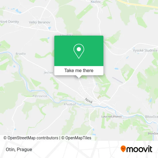 Карта Otín
