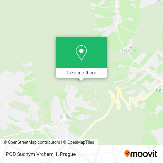 POD Suchým Vrchem 1 map