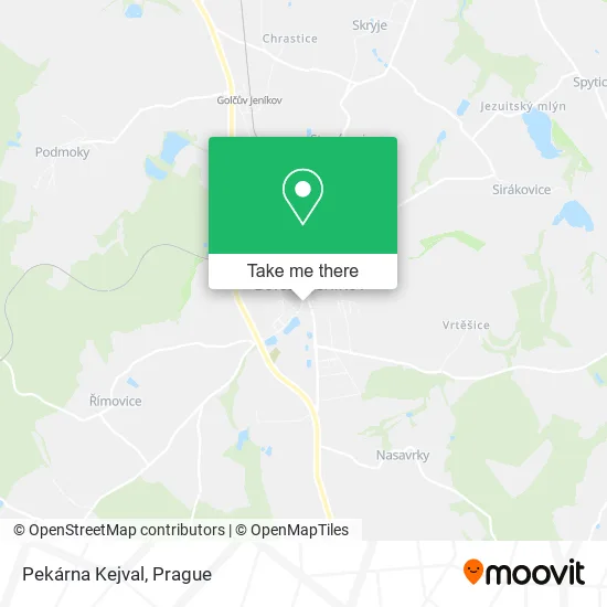 ‎Pekárna Kejval map
