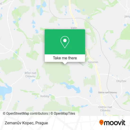 Карта Zemanův Kopec