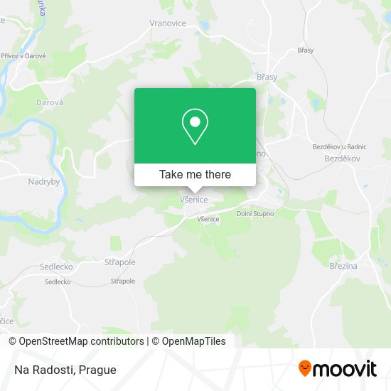 Na Radosti map