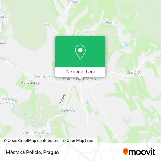 Městská Policie map