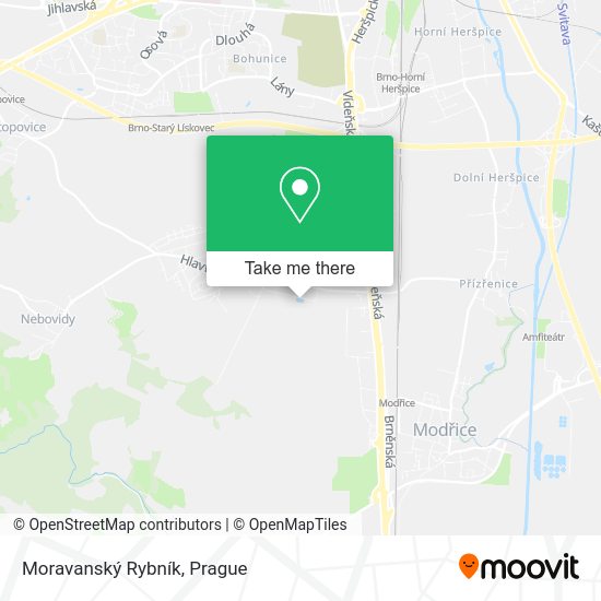 Moravanský Rybník map