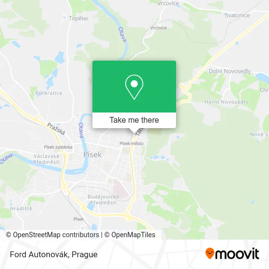 Карта Ford Autonovák