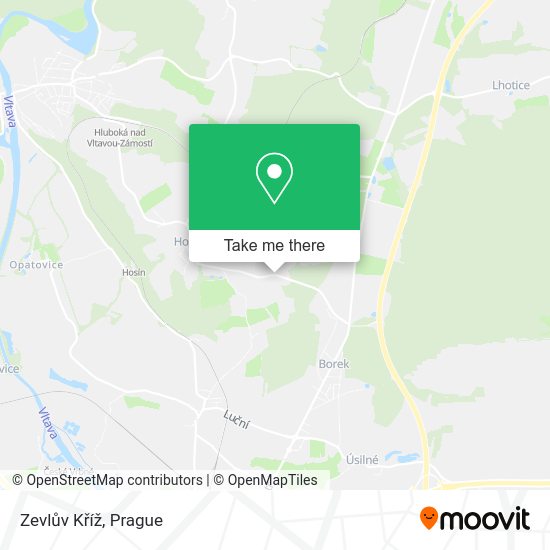 Zevlův Kříž map