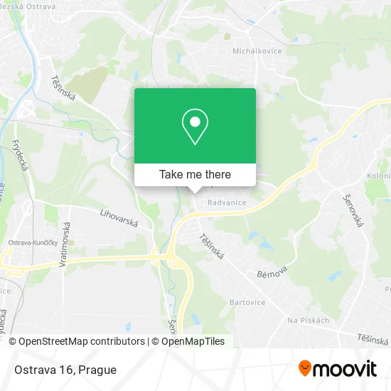 Карта Ostrava 16