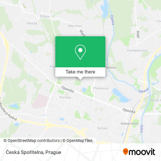 Česká Spořitelna map
