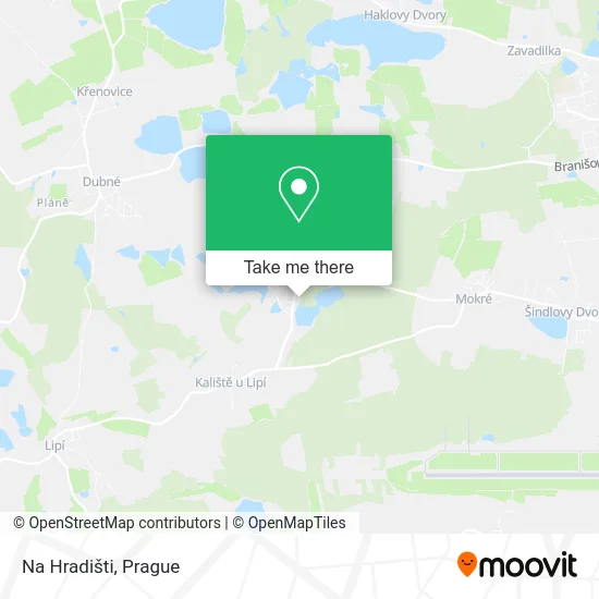 Карта Na Hradišti
