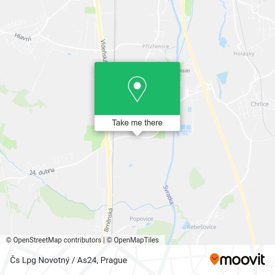 Čs Lpg Novotný / As24 map
