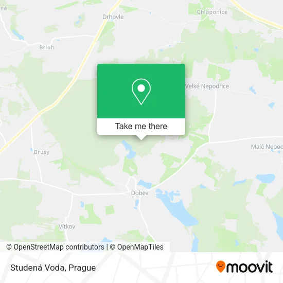 Карта Studená Voda