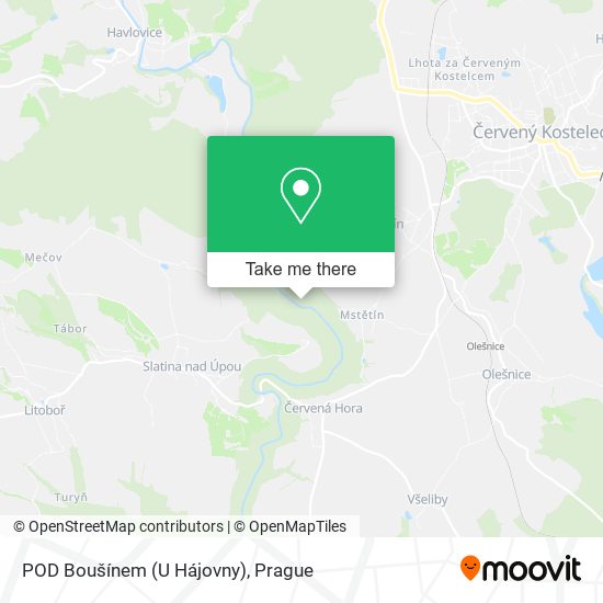 POD Boušínem (U Hájovny) map