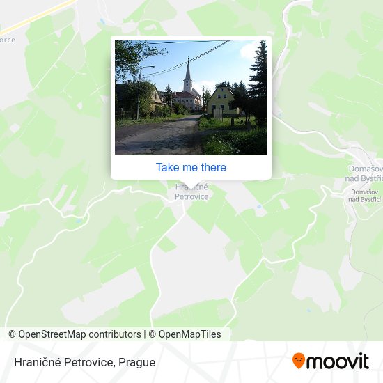 Hraničné Petrovice map