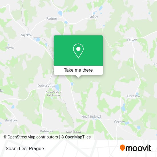 Sosní Les map