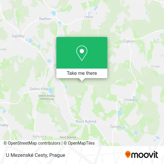 Карта U Mezenské Cesty