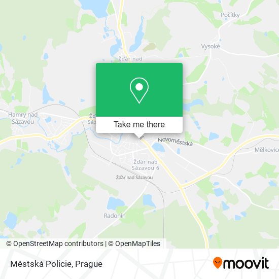 Městská Policie map