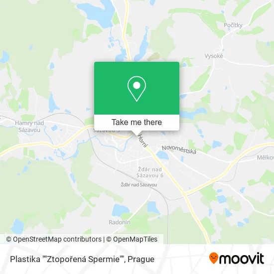 Карта Plastika ""Ztopořená Spermie""