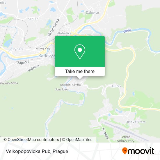 Карта Velkopopovicka Pub