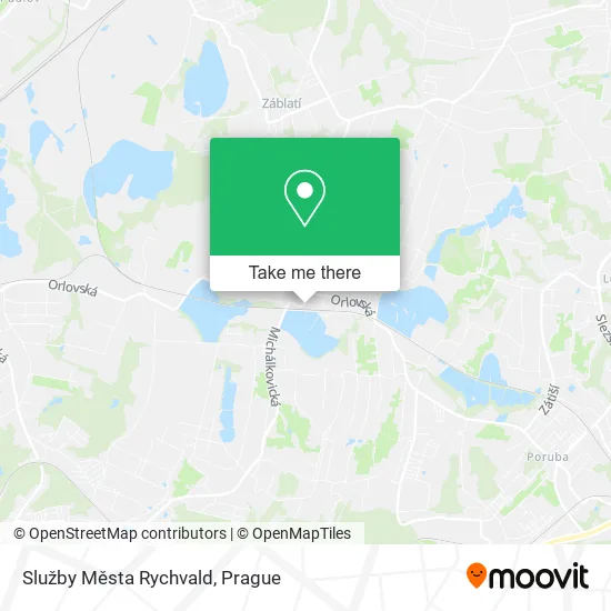 Карта Služby Města Rychvald