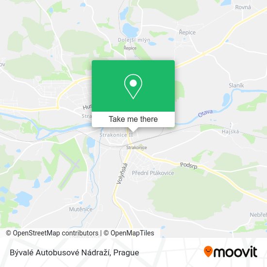 Bývalé Autobusové Nádraží map