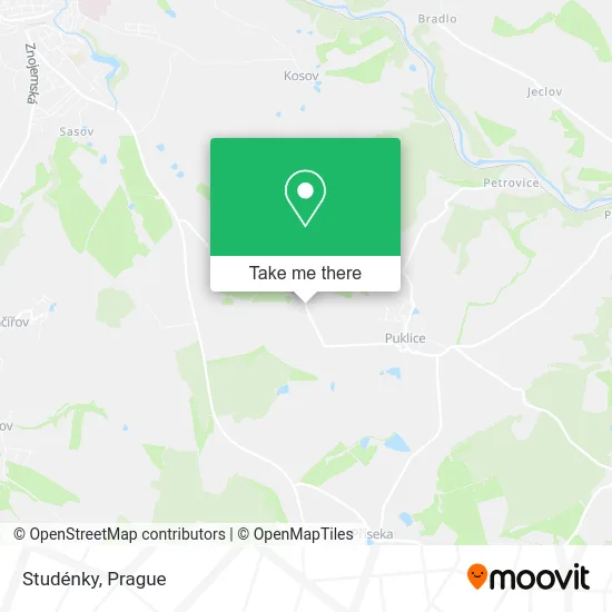 Карта Studénky