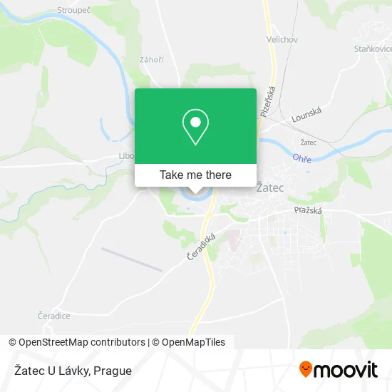 Карта Žatec U Lávky