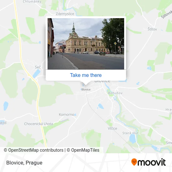 Карта Blovice