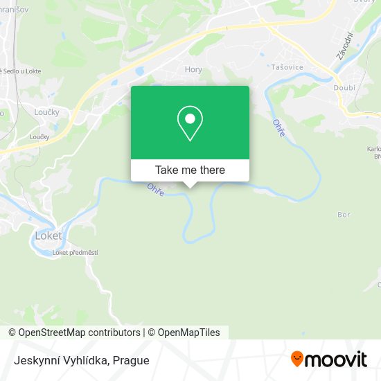 Jeskynní Vyhlídka map