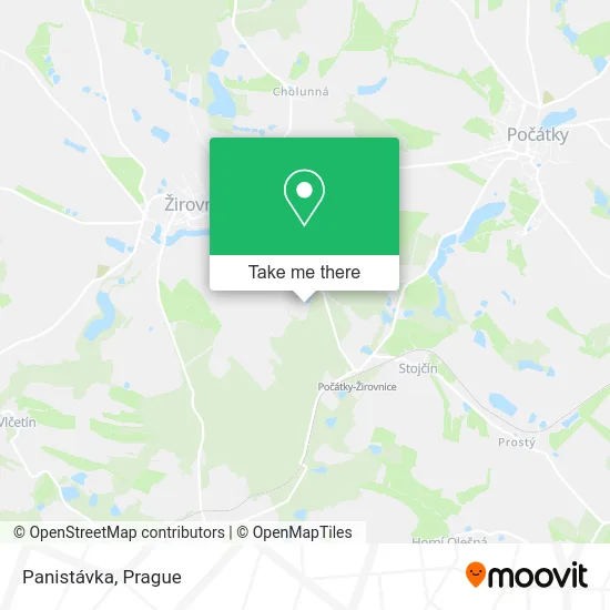 Карта Panistávka