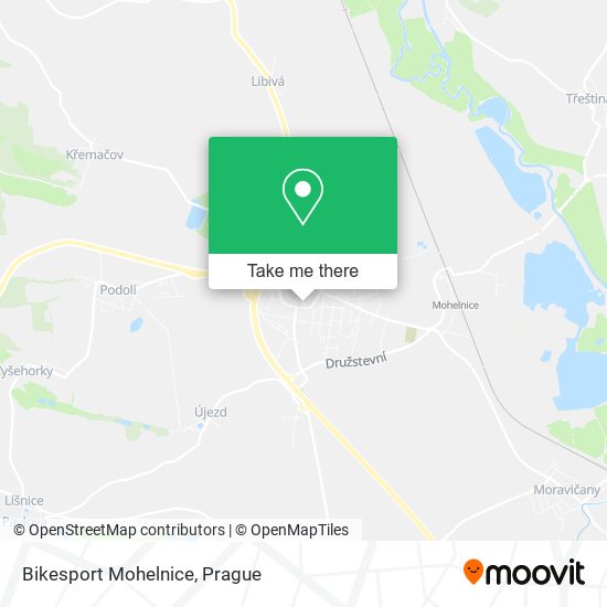 Карта Bikesport Mohelnice