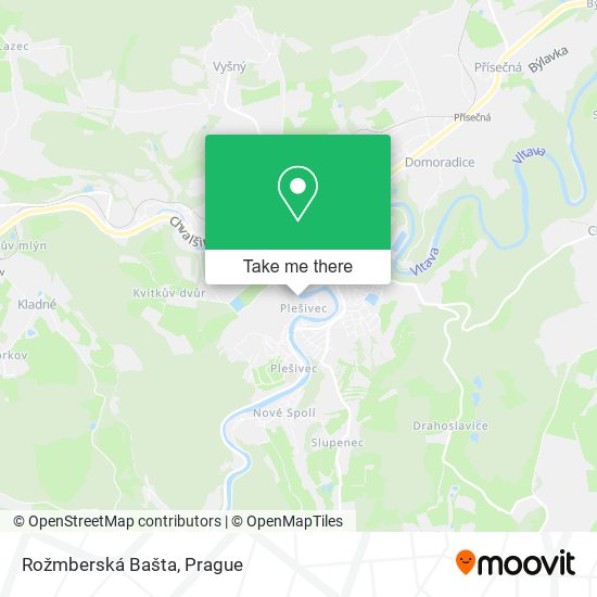 Карта Rožmberská Bašta