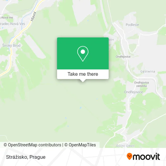 Карта Strážisko