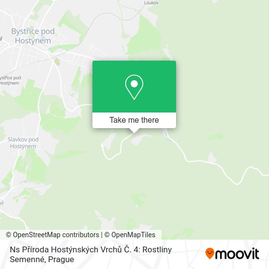 Ns Příroda Hostýnských Vrchů Č. 4: Rostliny Semenné map