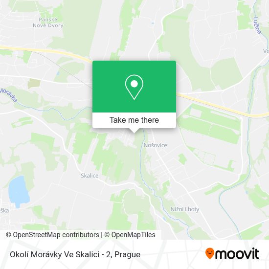 Okolí Morávky Ve Skalici - 2 map