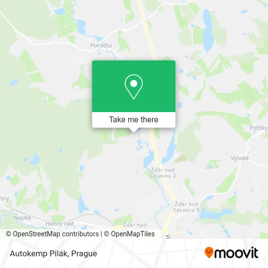 Карта Autokemp Pilák