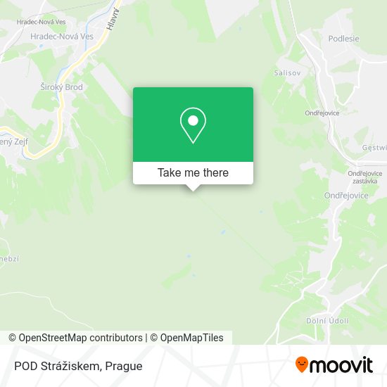 Карта POD Strážiskem