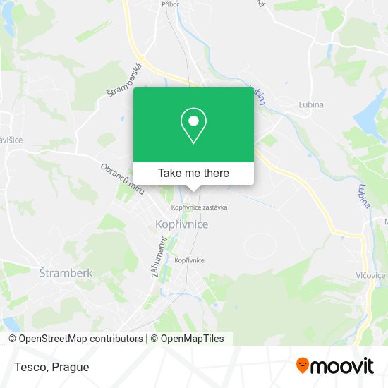 Tesco map